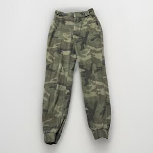 Hollister Pants Womens Small Green Camo Ultra High-Rise Jogger 27x29
